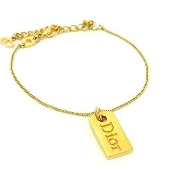 Dior Gold Tag Bracelet - Picture 1 of 4